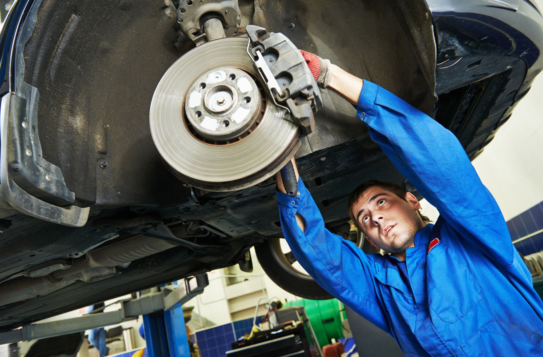 car brake inspection