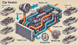 how does a car heater work